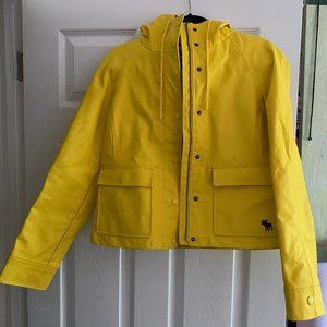 Abercrombie & Fitch Yellow Raincoat